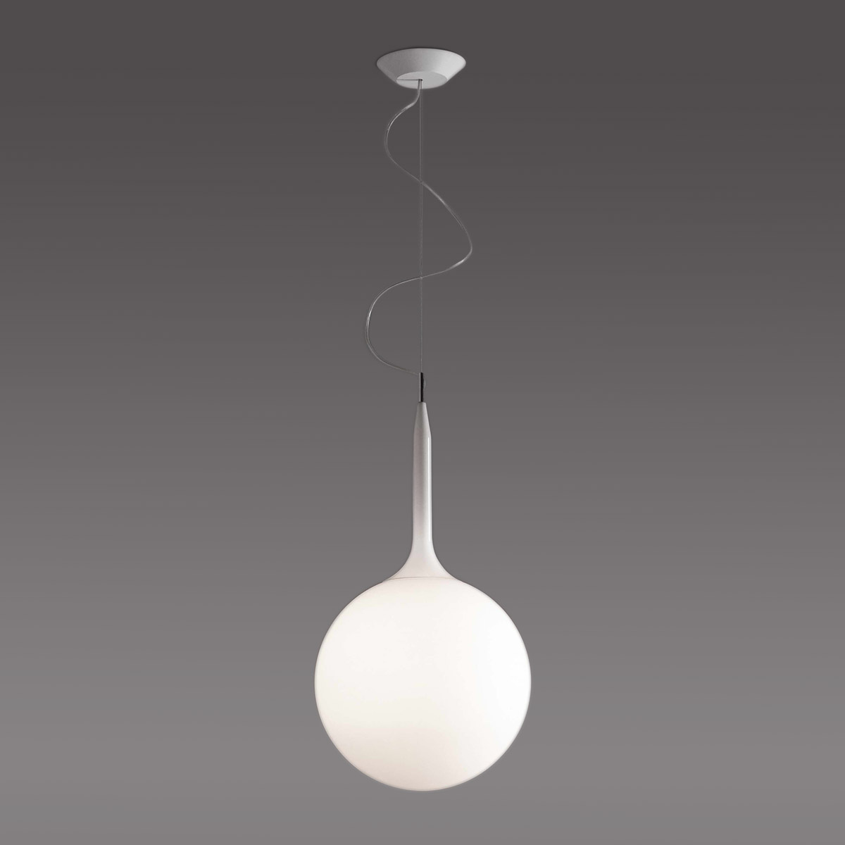 Artemide Design Castore Sospensione, Ø: 42 cm, weiß
