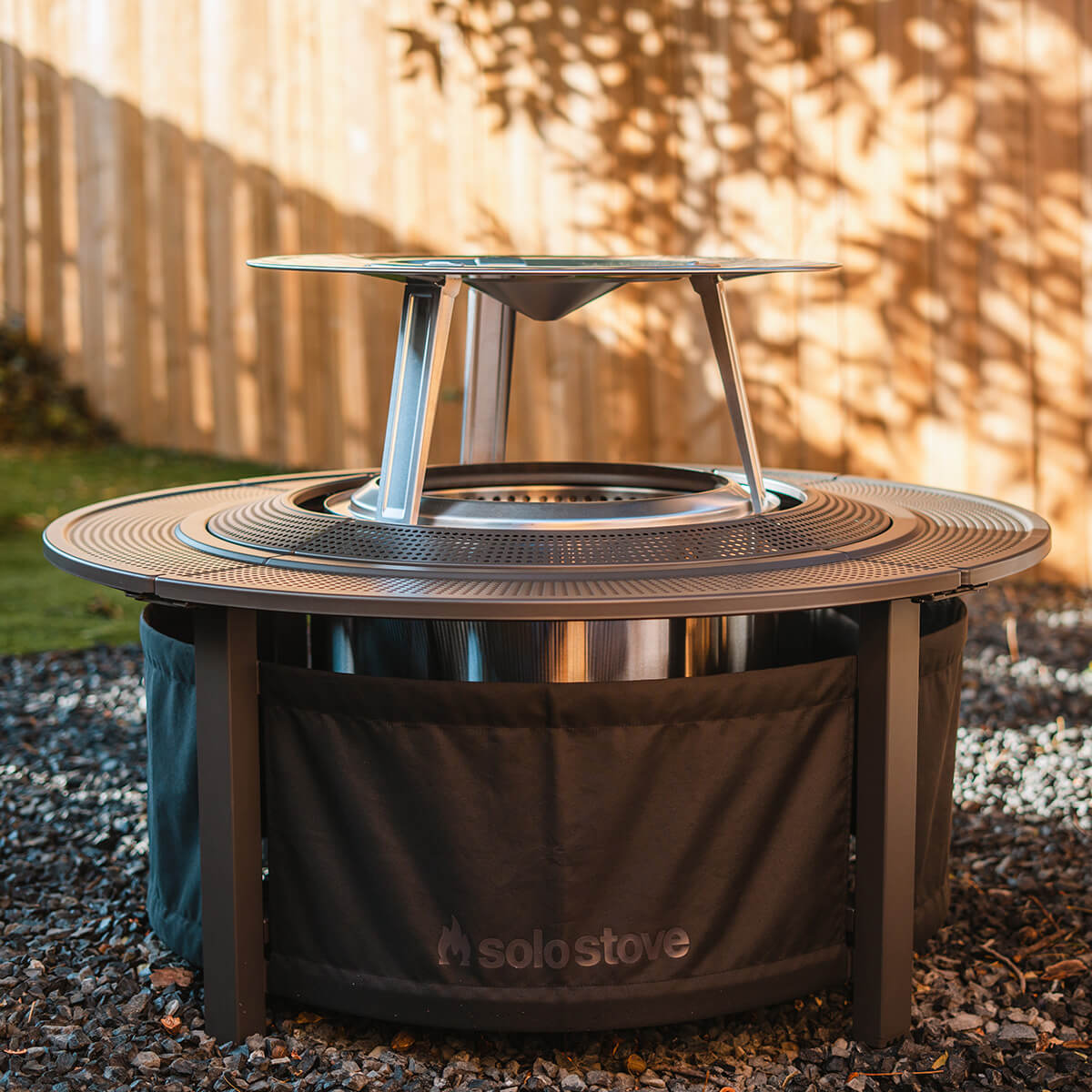 Solo Stove Surround Small Feuerschalentisch, Stahl pulverbeschichtet (Feuerschale und Hub nicht inbegriffen)