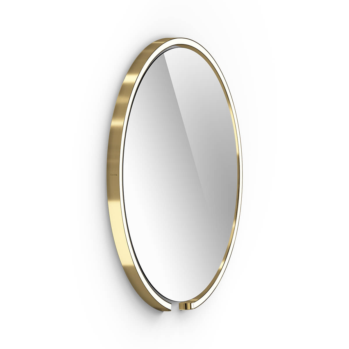 Occhio Mito sfera 60 wide Wand- / Spiegelleuchte, Spiegel klar, Bronze