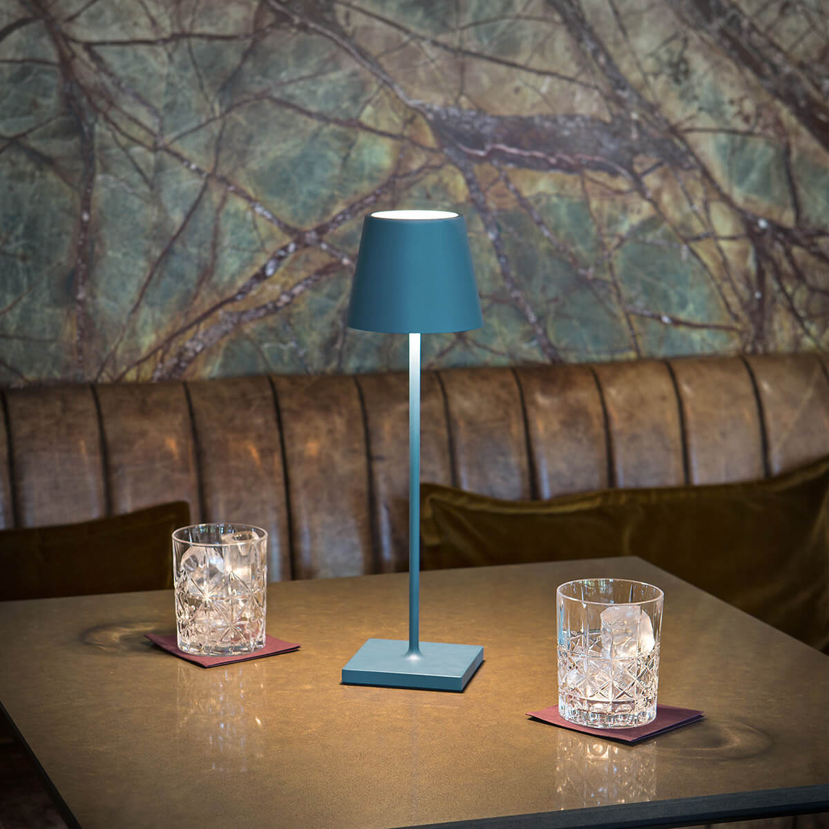 Sigor Nuindie LED Akkuleuchte, Flex-Mood, delfinblau