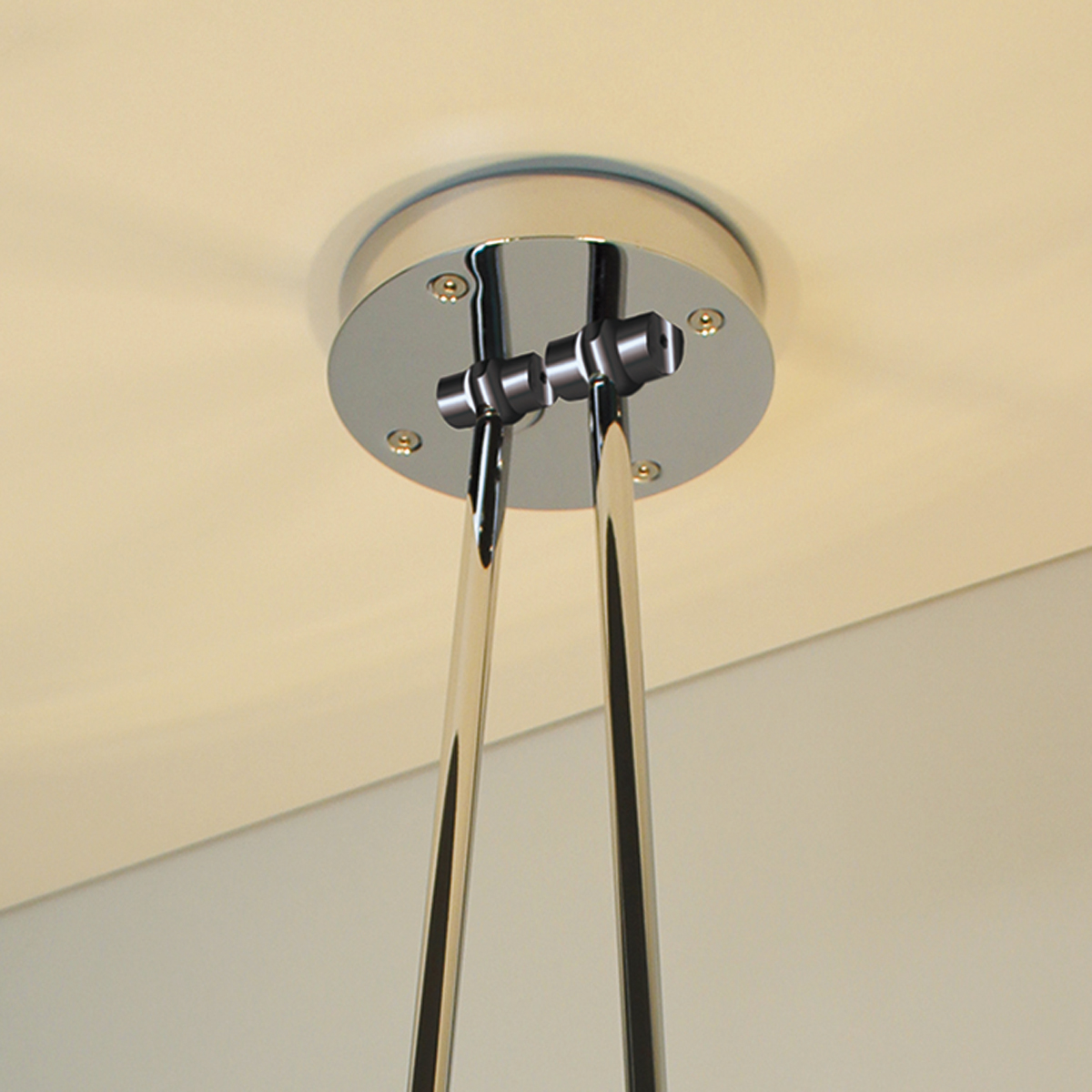 Top Light Puk Maxx Ceiling Sister Single LED, 100 cm, Chrom, Baldachin