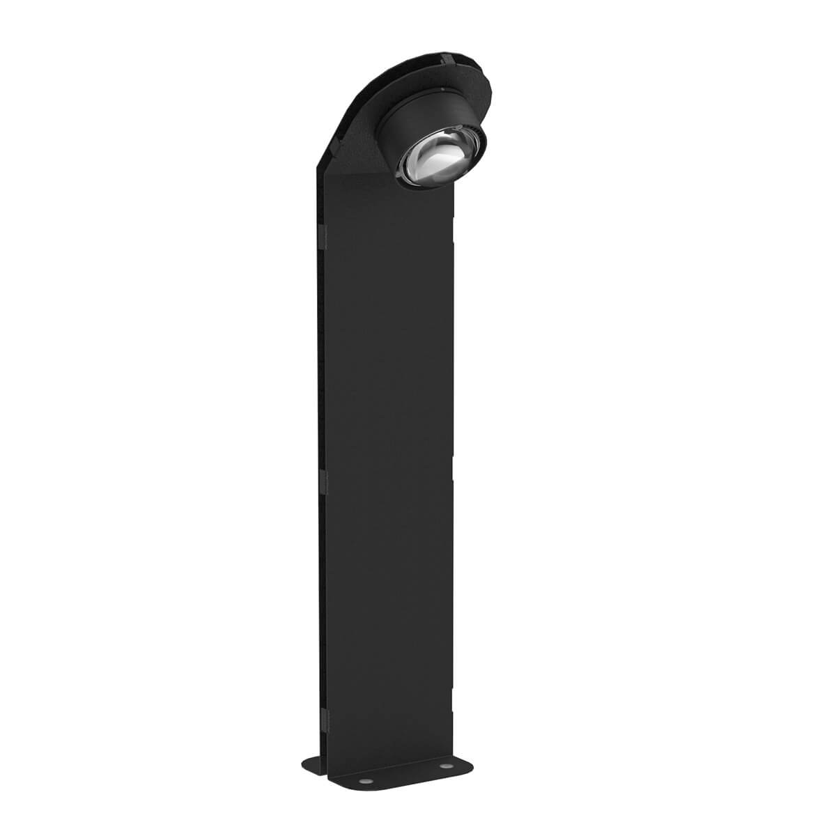 Top Light Puk Mini Way II LED Pollerleuchte, Gehäuse, schwarz matt feinstrukturiert, mit Linse klar (nicht inbegriffen)