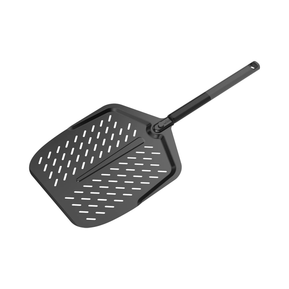 Aluminium Pizza-Schieber Black Edition, mit Softgriff