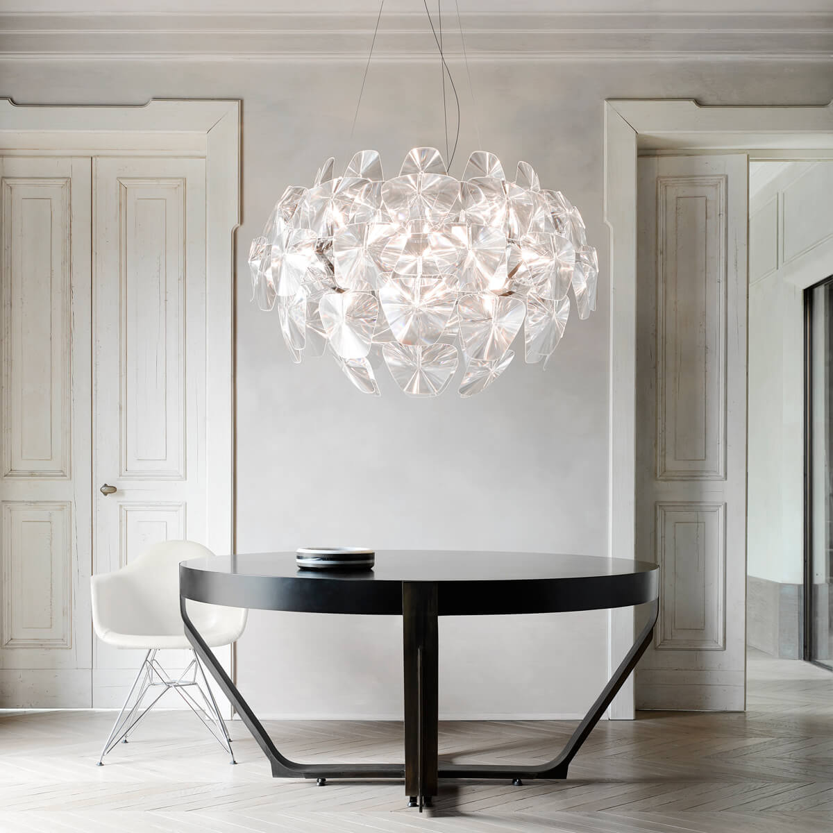Luceplan Hope Sospensione, Ø: 110 cm, transparent
