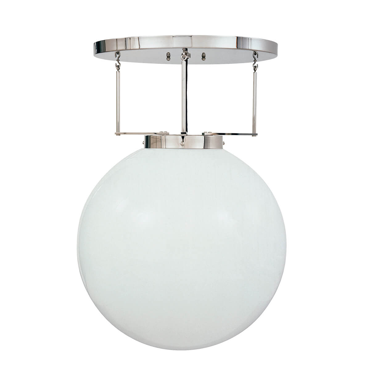 Tecnolumen DMB 26 Bauhaus Deckenleuchte, Ø: 30 cm, Metall vernickelt
