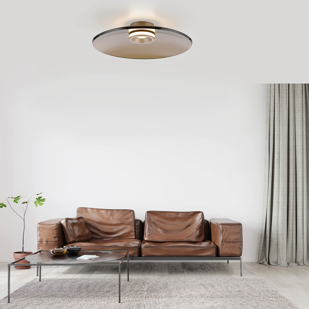 Neuhaus PURE Moon LED Deckenleuchte, Bronze