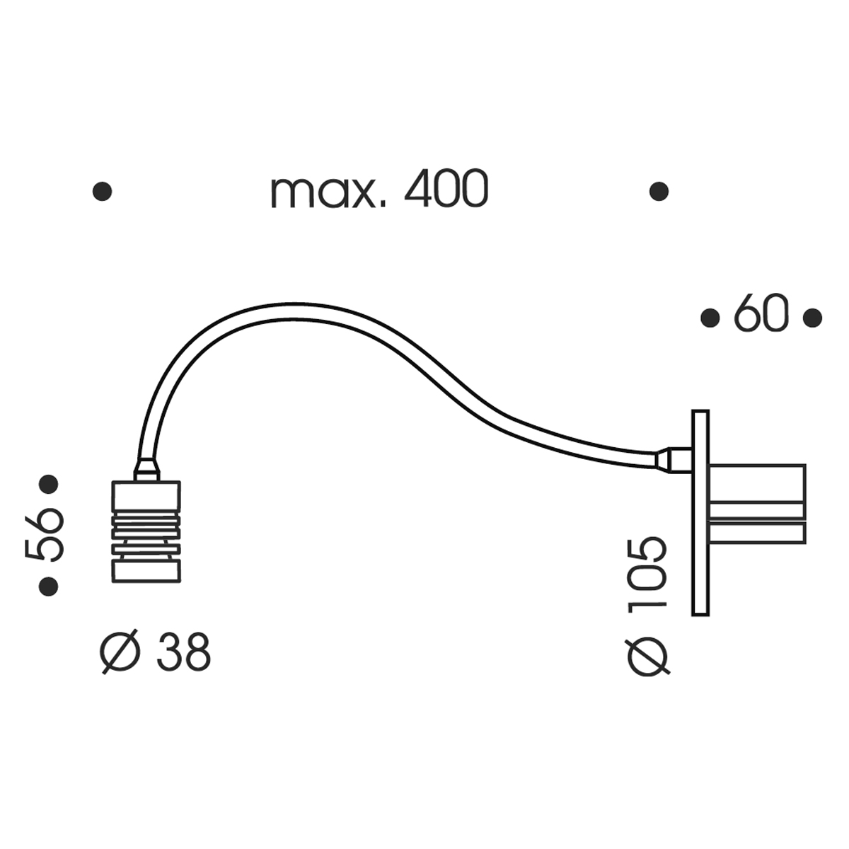 Just A Little LED Wandeinbauleuchte