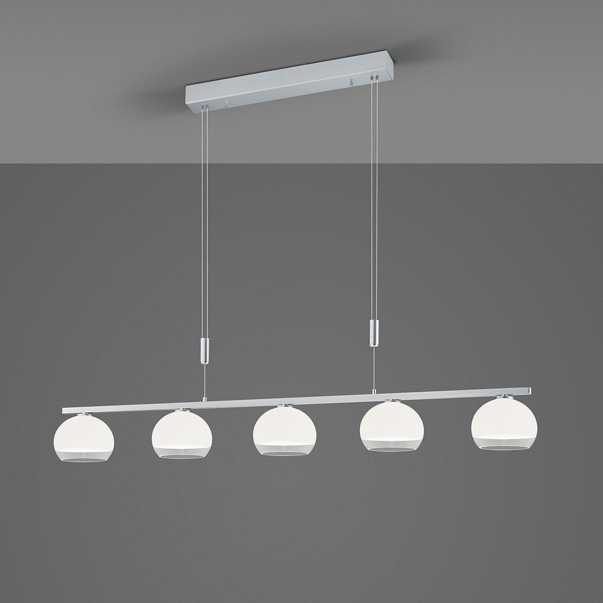 Bopp Plus Flavor LED Pendelleuchte, Nickel matt gebürstet Flavor LED Pendelleuchte