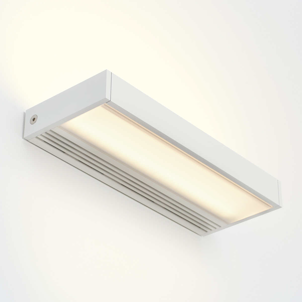 Serien.lighting SML² 220 Wall LED, weiß lackiert, Gläser: satinée