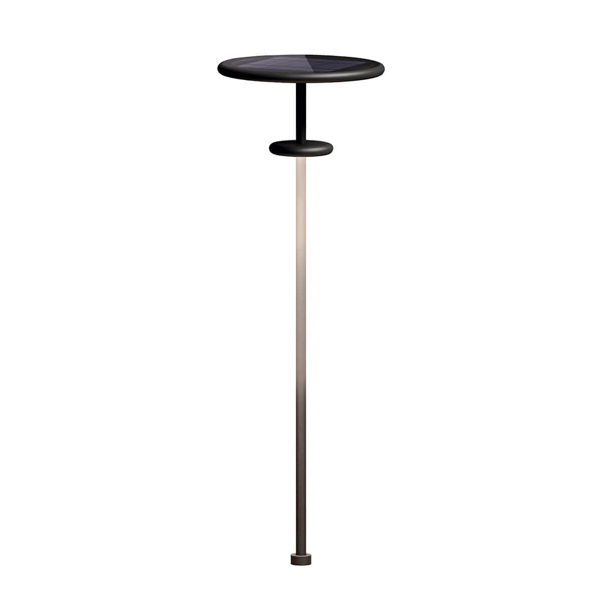 Planet B LED Akku-Solarleuchte mit Mast