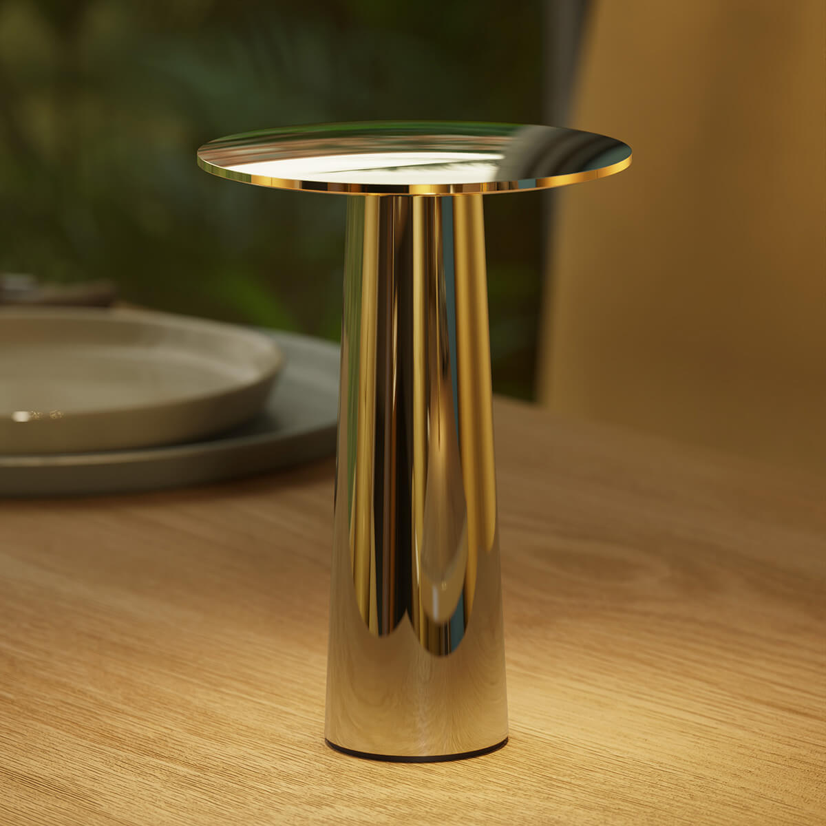 IP44.DE Lix Mini LED Akkuleuchten, brass (Messing)