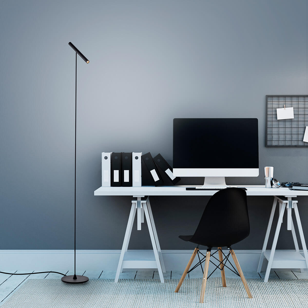 Neuhaus Pure Tutua LED Stehleuchte, schwarz