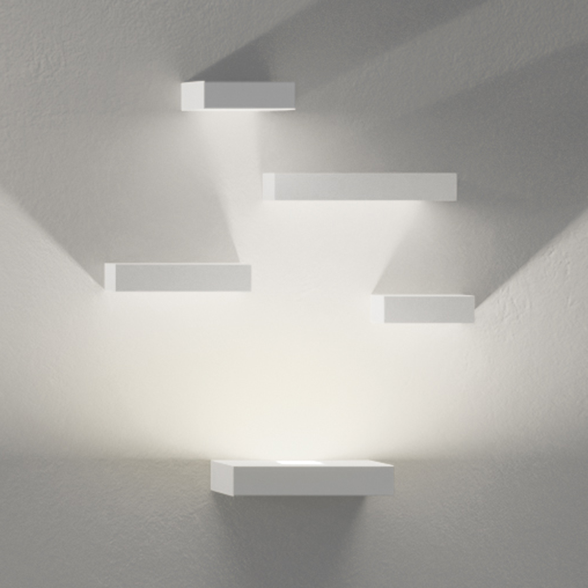 Vibia Set 7753 Wandleuchte, weiß matt
