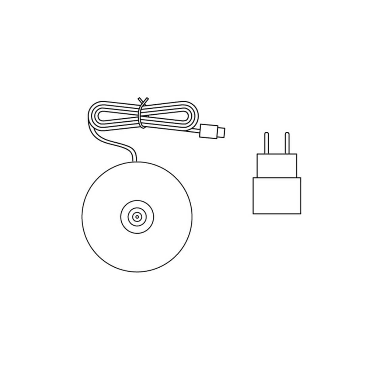 Zafferano AiLati Kontaktladestation für Poldina Reverso Pro, schwarz Kontaktladestation für Poldina Reverso Pro