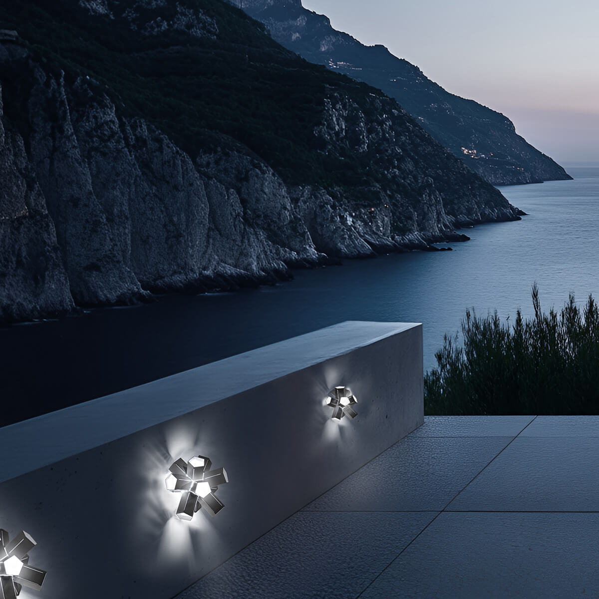 Bang Outdoor Step Light / Applique Small LED Wand- / Bodenleuchte