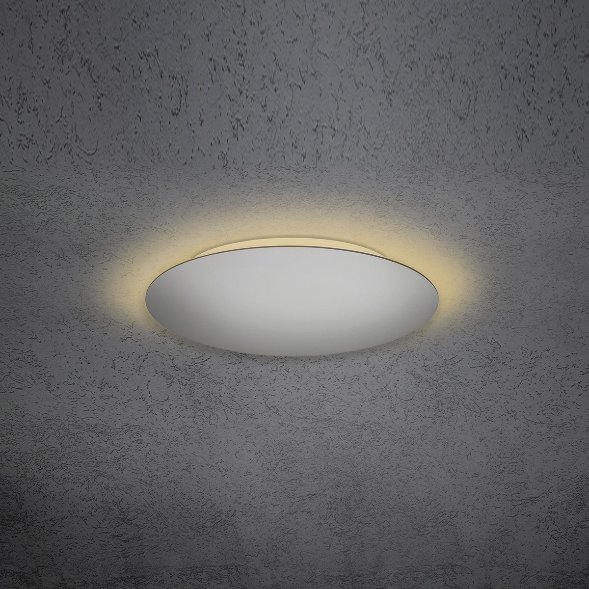 Escale Blade LED Wand- / Deckenleuchte, Ø: 44 cm, mit Casambi-Modul, Silber matt eloxiert