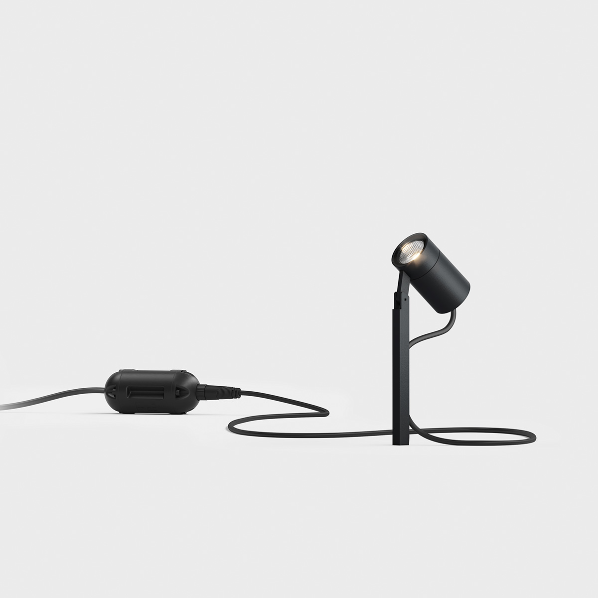 IP44.DE Piek mini LED Spießstrahler, deep black (schwarz)