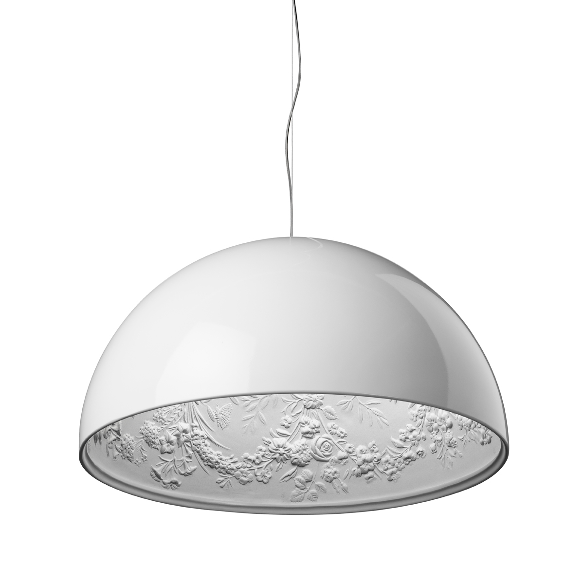 Flos Skygarden 2 Pendelleuchte, weiß glänzend