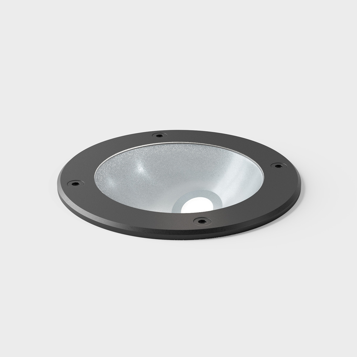 Edelstahl schwarz galvanisiert, Glas: getönt