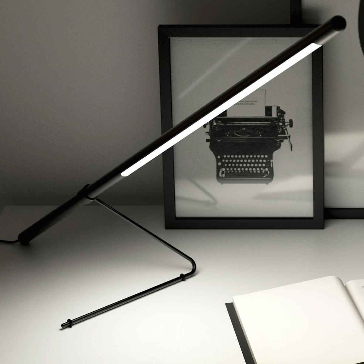 Belux Tubo LED Tischleuchte, schwarz