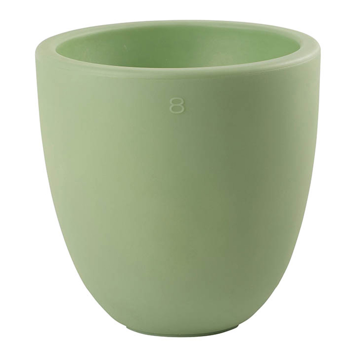 8 seasons design Shining Curvy Pot S Dekoleuchte, mintgrün (ausgeschaltet)