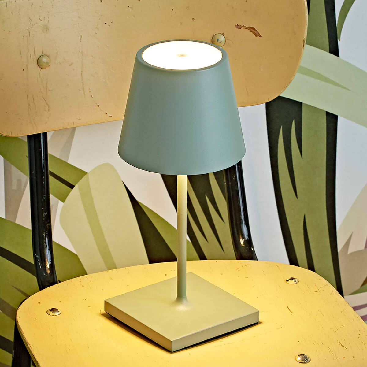 Sigor Nuindie mini LED Akkuleuchte, Flex-Mood, salbeigrün