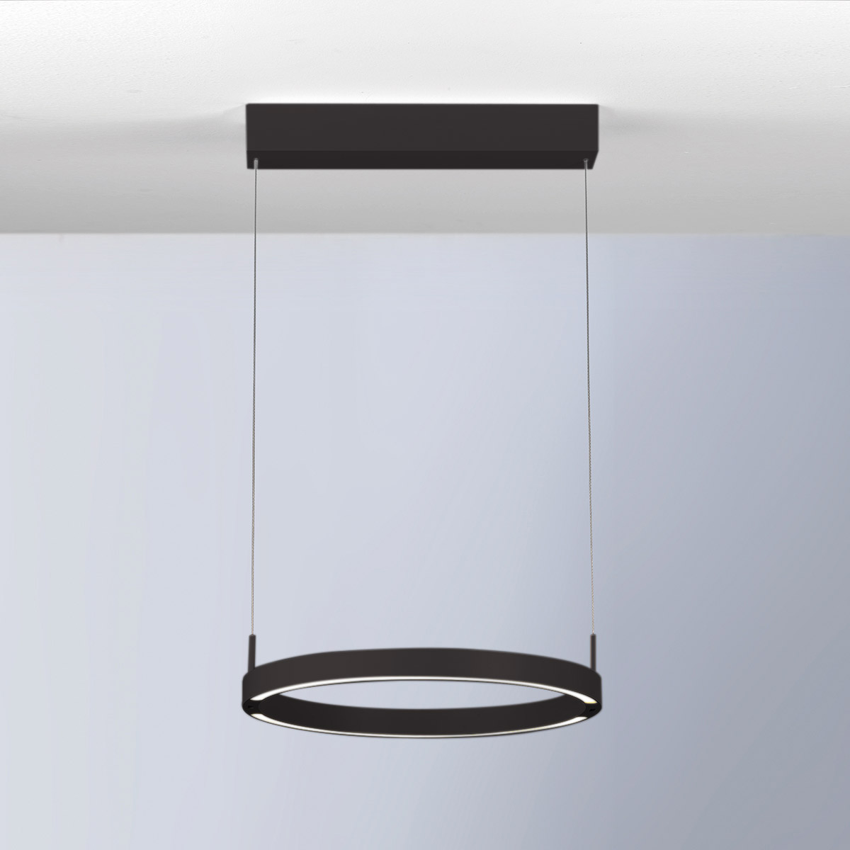 Bopp Float LED Pendelleuchte, schwarz