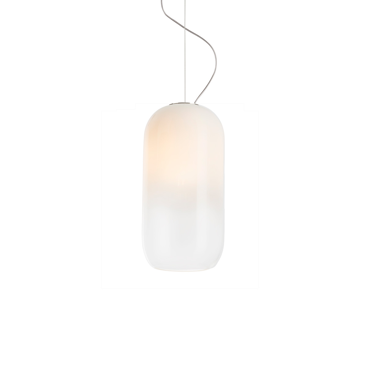 Artemide Design Gople Lamp LED Sospensione, weiß