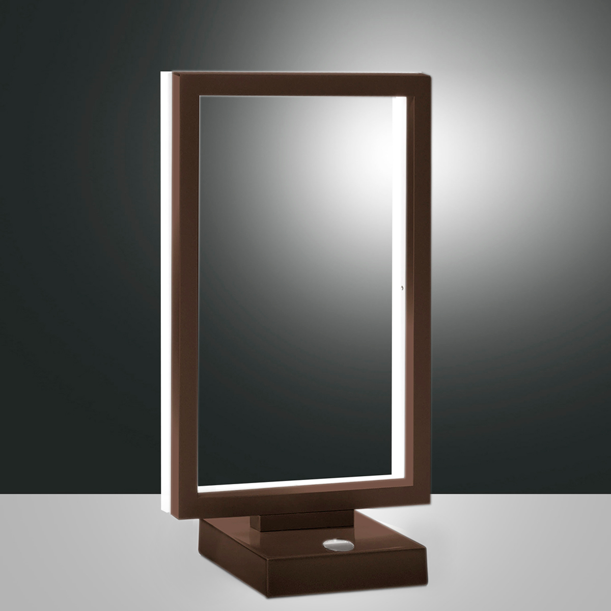 Fabas Luce Bard LED Tischleuchte, rostbraun