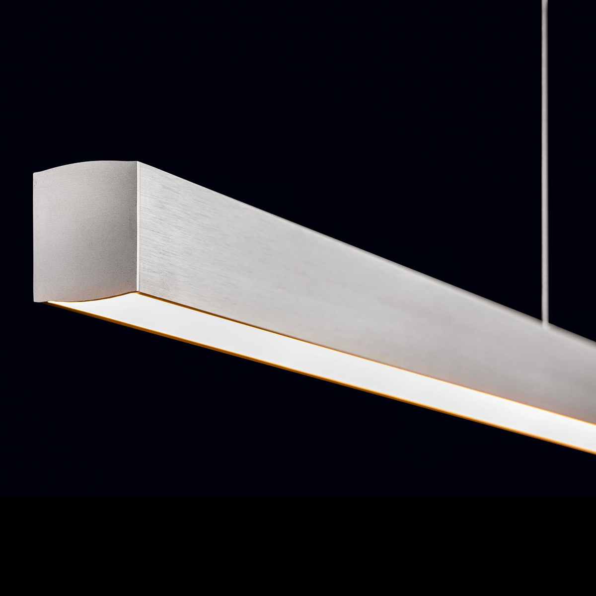 Holtkötter Xena L LED Pendelleuchte, Silber matt