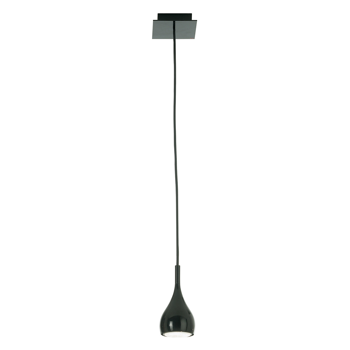 Fabbian Bijou Pendelleuchte, D. 7,8cm, schwarz (Produktansicht)