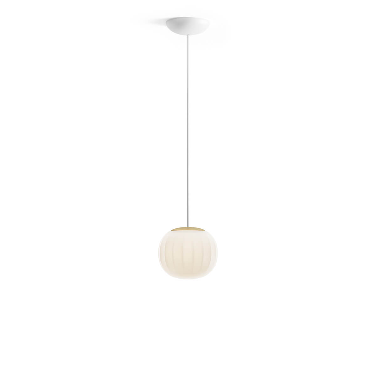 Luceplan Lita Sospensione, Ø: 18 cm, Messing