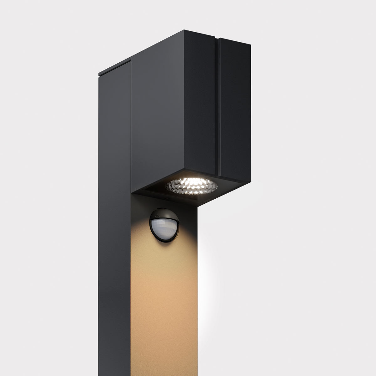 IP44.DE Cut Control LED Pollerleuchte, deep black (schwarz)