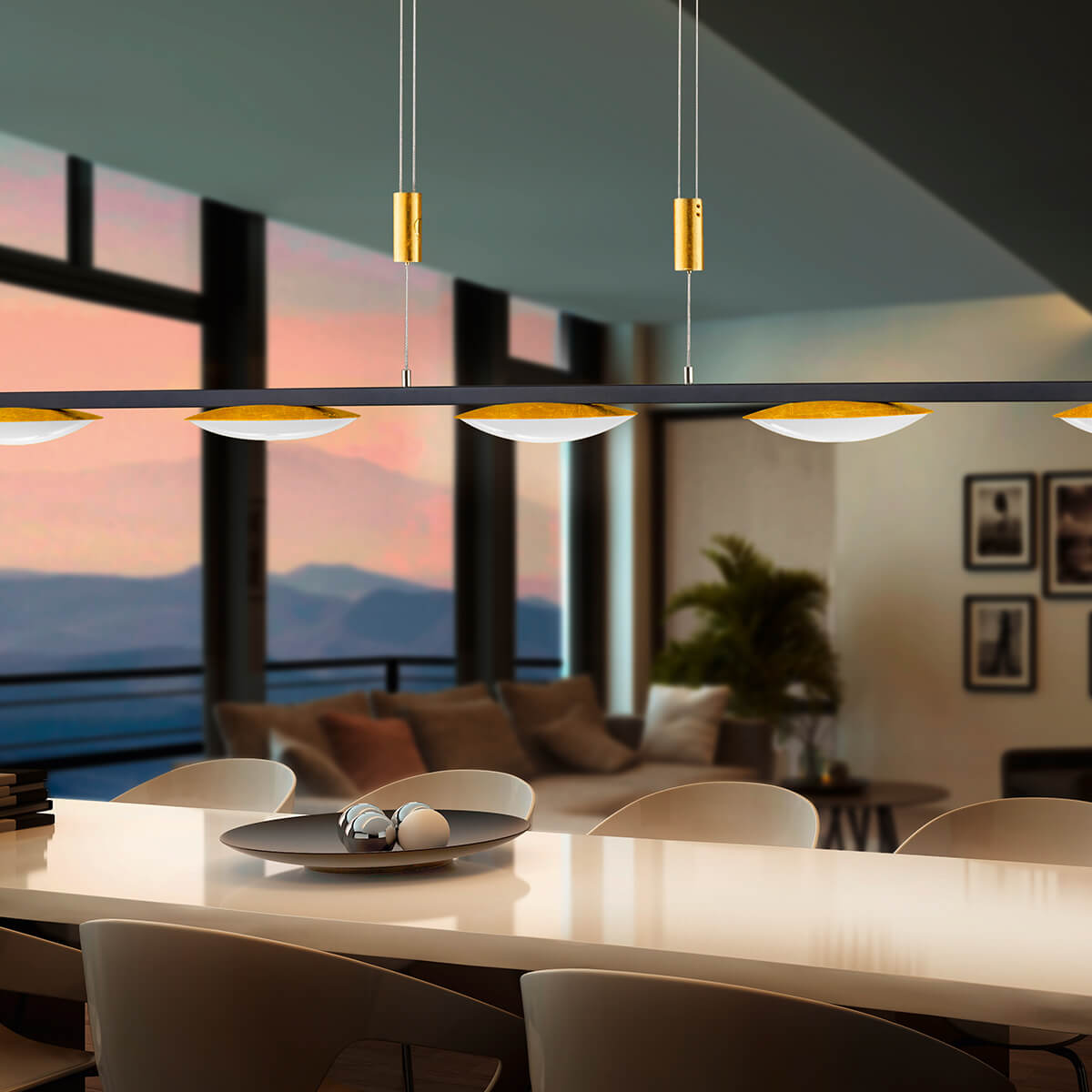 Pure Up LED Pendelleuchte