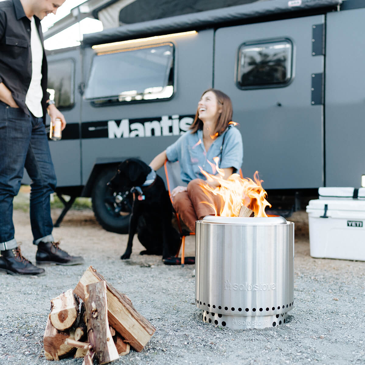 Solo Stove Ranger 2.0 Feuerschale mit Standfuß, Edelstahl