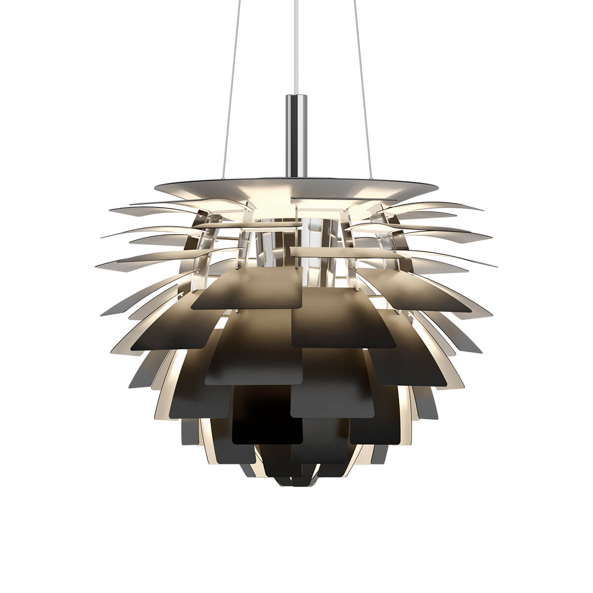 Louis Poulsen PH Artichoke 480 Pendelleuchte, Ø: 48 cm, schwarz