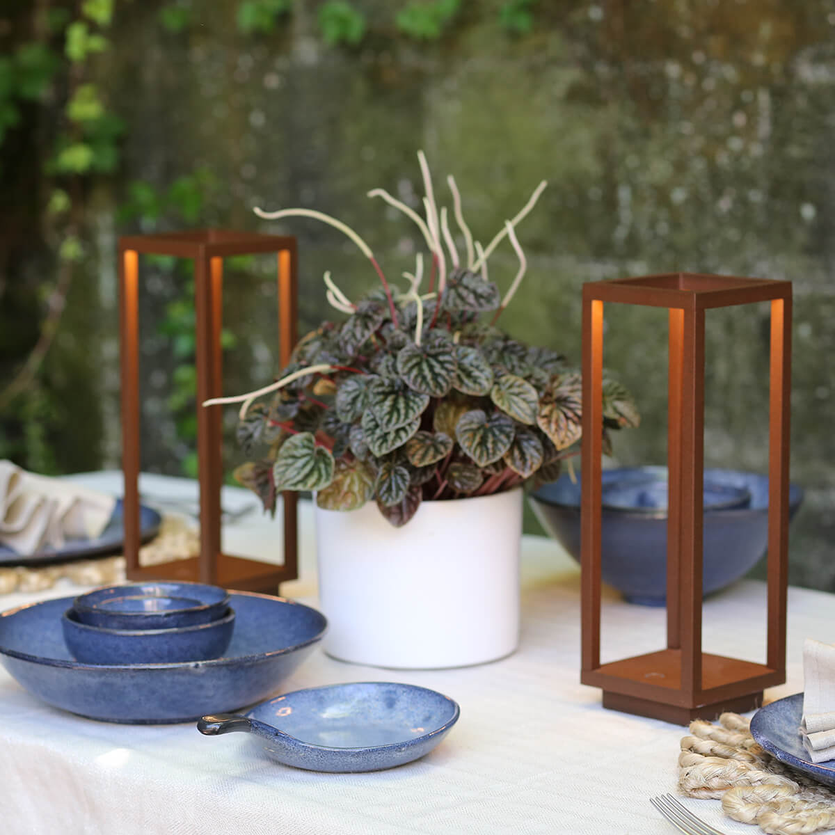 Zafferano AiLati Home Pro LED Akkuleuchte, Corten