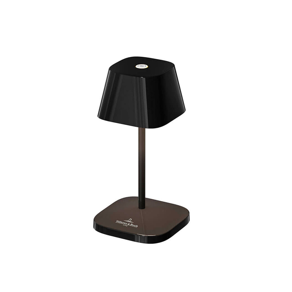 Villeroy & Boch Neapel Nano LED Akkuleuchte, schwarz-keramik