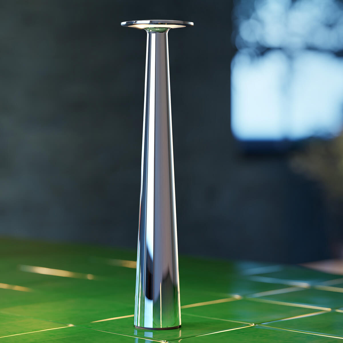 IP44.DE Lix Skinny LED Akkuleuchten, chrome (Chrom)