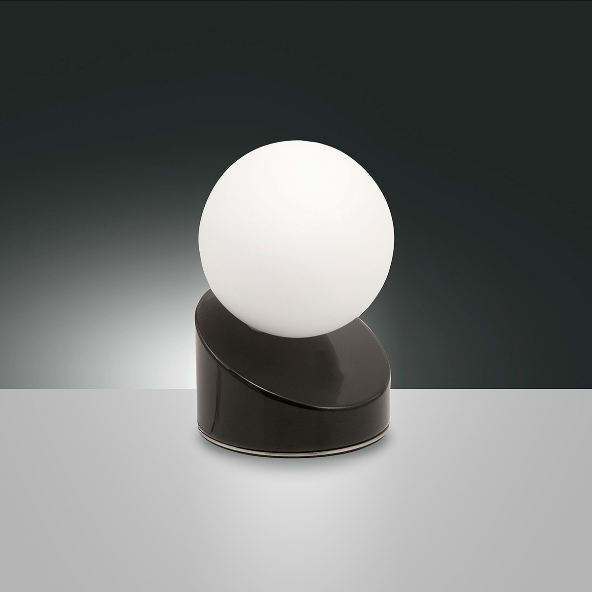 Fabas Luce Gravity LED Tischleuchte, schwarz
