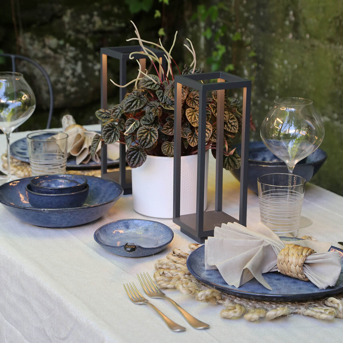 Zafferano AiLati Home Pro LED Akkuleuchte, dunkelgrau