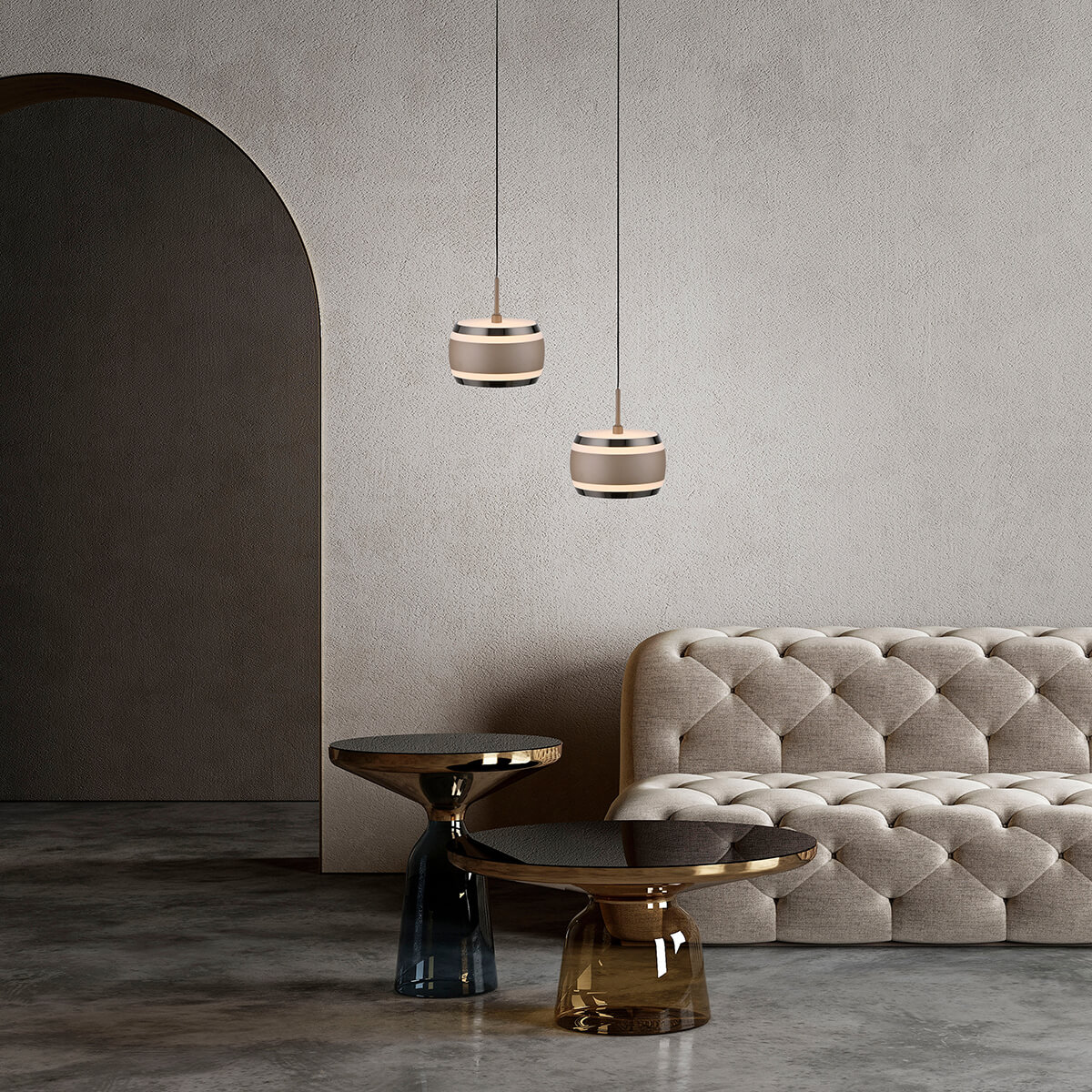 PURE Falling Rings LED Pendelleuchte