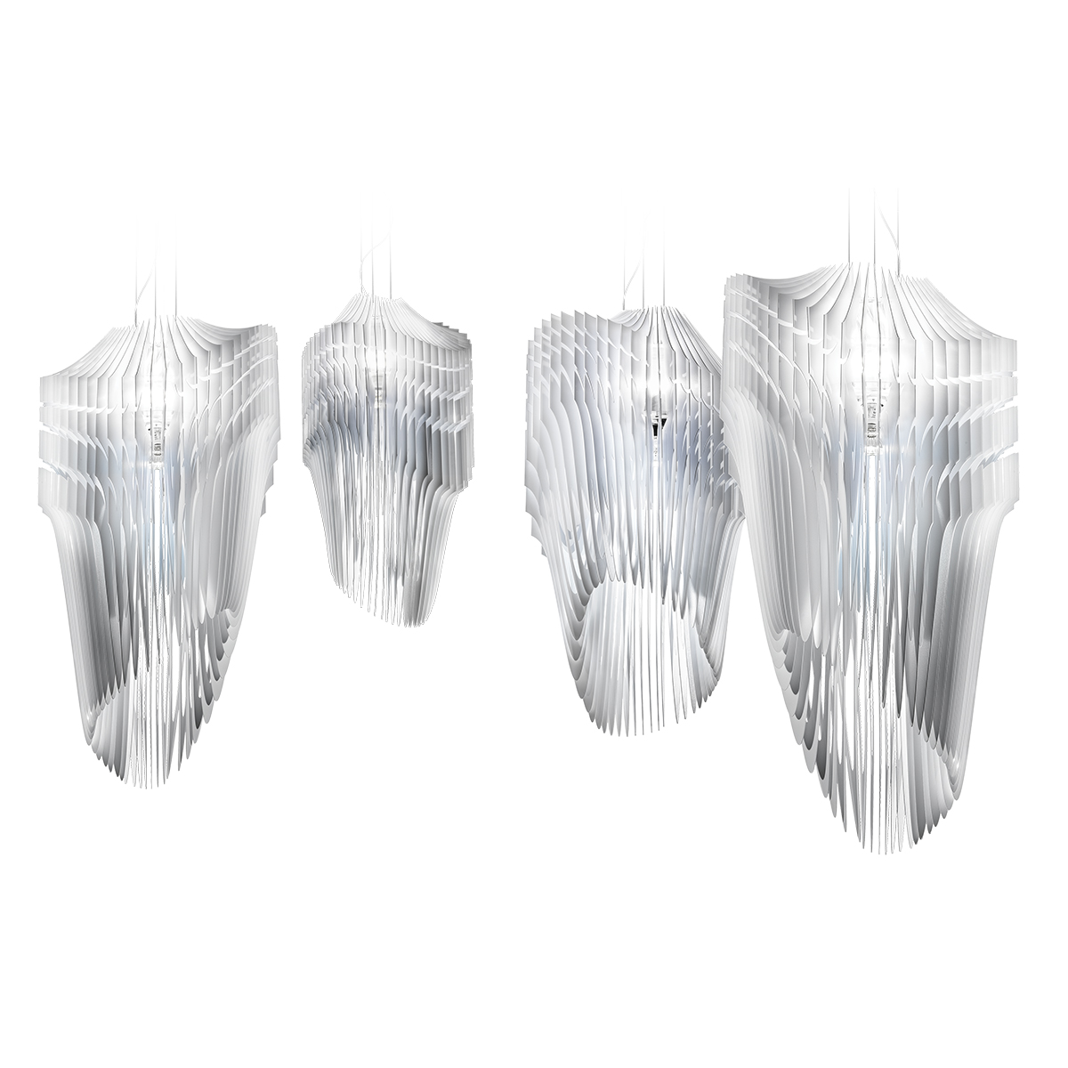 Slamp Avia Suspension Small, Medium, Large und XL, white fade (weiß)