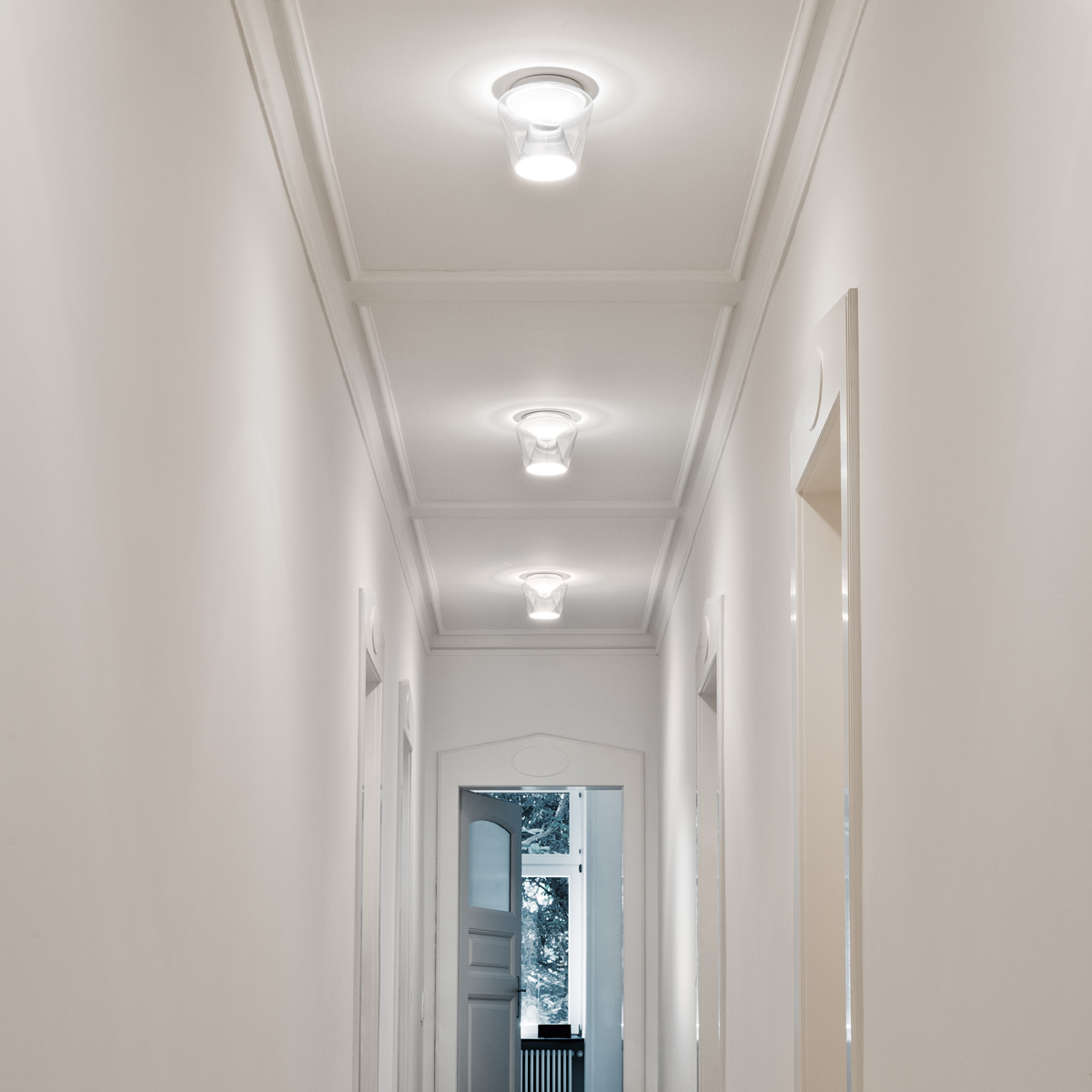 Serien.lighting Annex Small Deckenleuchte, klar / verchromt