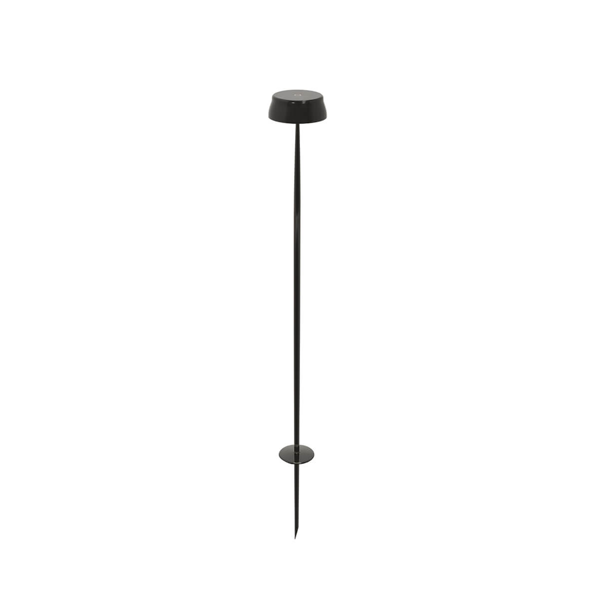 Zafferano AiLati Sister Light Wi-Fi Picchetto LED Akku-Spießleuchte, schwarz glänzend