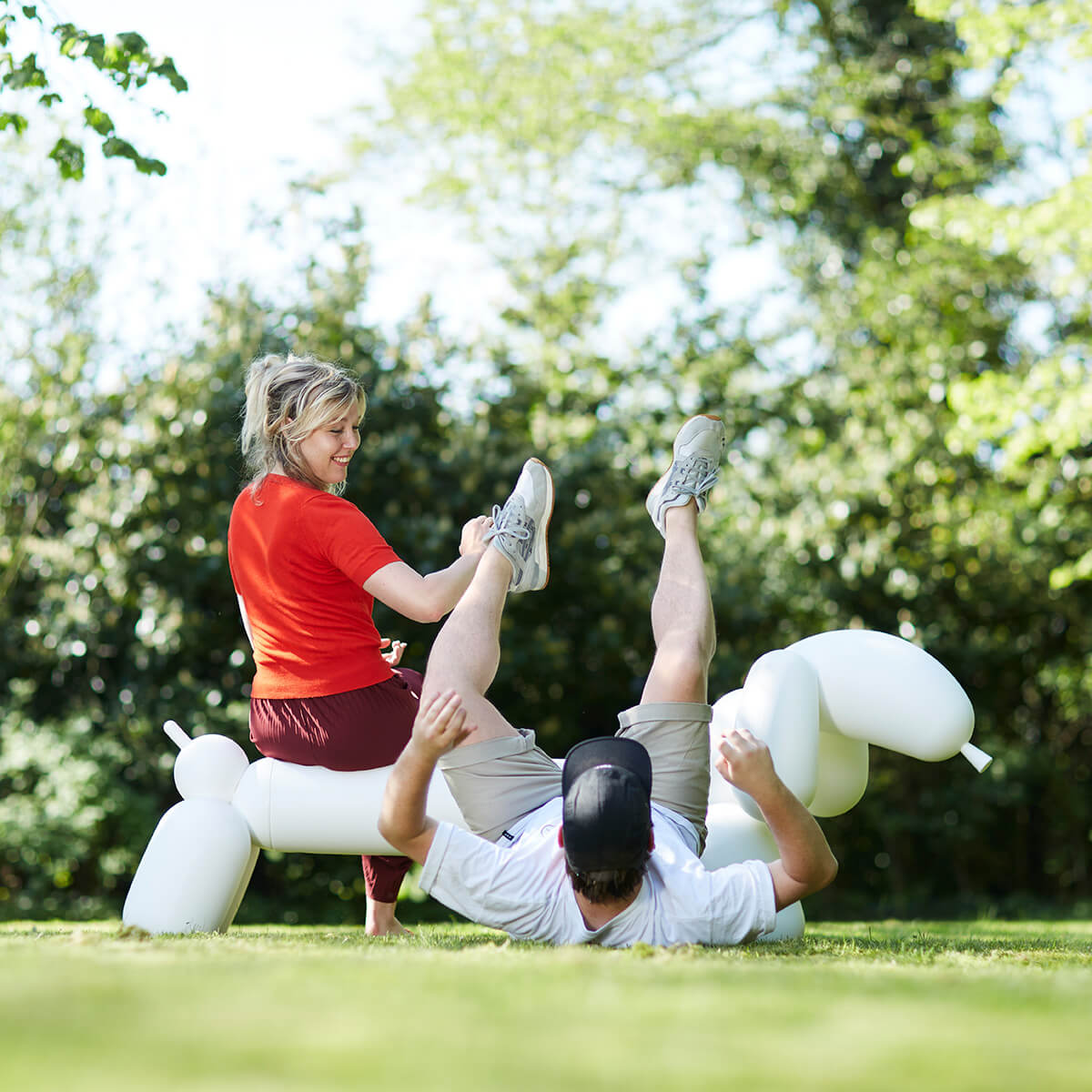 Fatboy Attackle! Bank, weiß