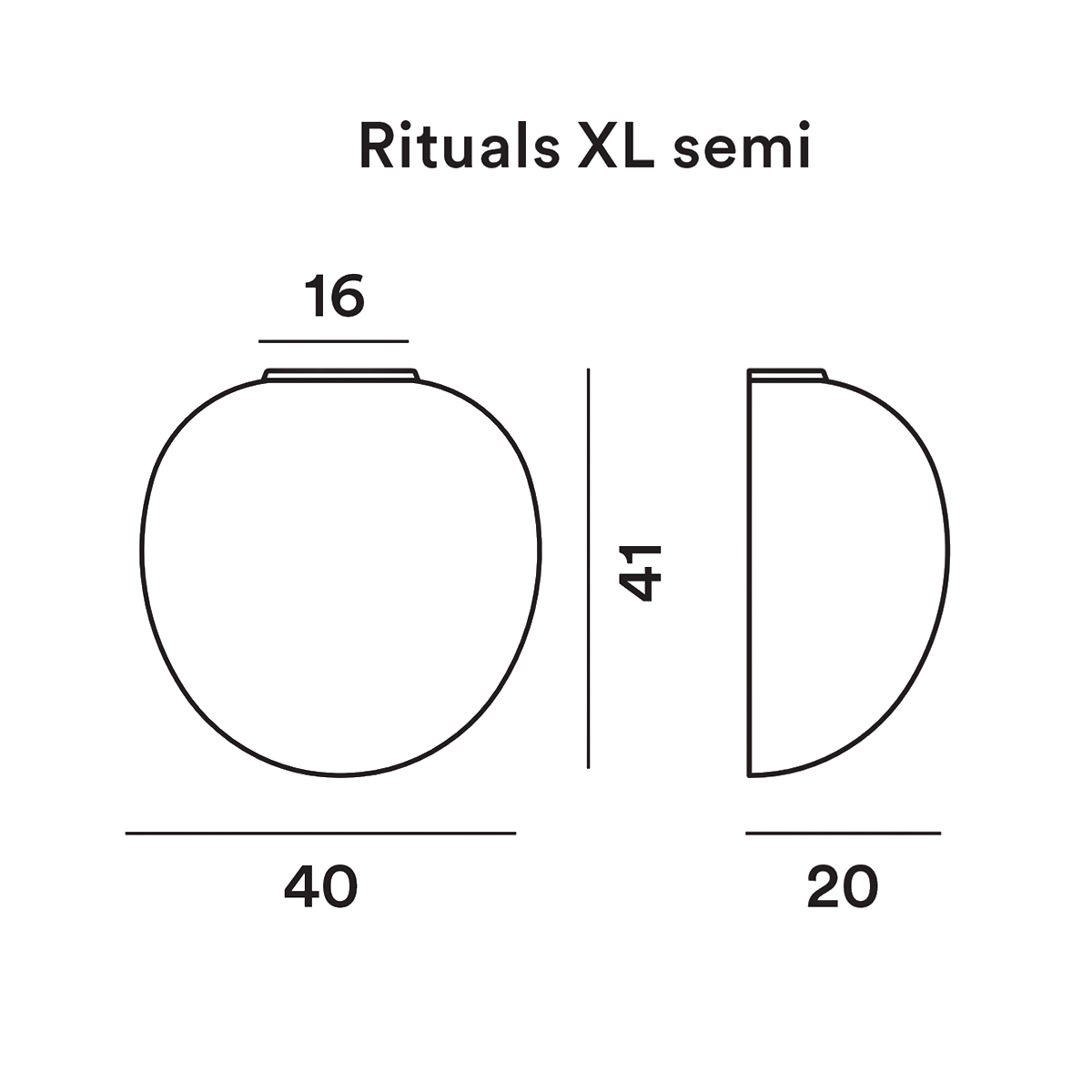 Foscarini Rituals XL Semi Parete