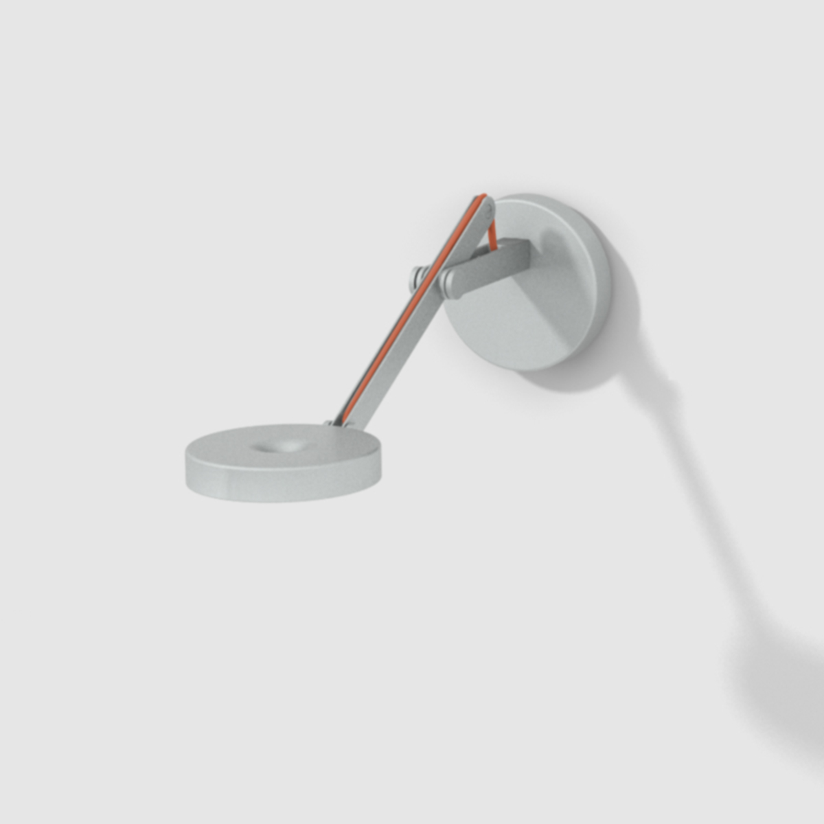 Rotaliana String W0 LED Wandleuchte mit Verstellband: orange, silberfarben