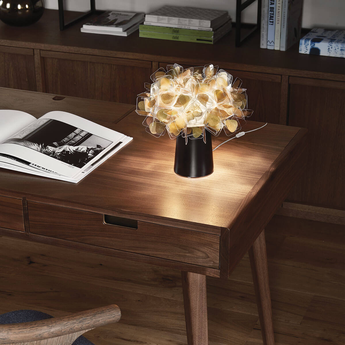 Slamp Clizia Mama Non Mama Table, Gold / schwarz