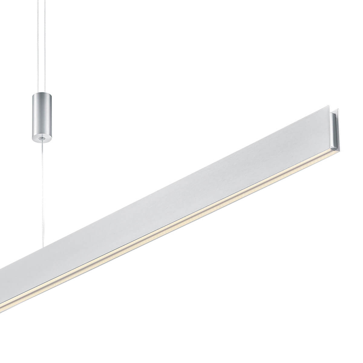 Hell Delta 20504 LED Pendelleuchte, Länge: 100 cm, Aluminium eloxiert